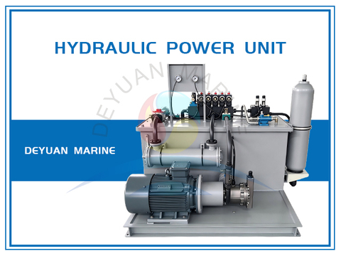 Marine Ship Hydraulic Power Pack Unit For 100T Shark Jaw 