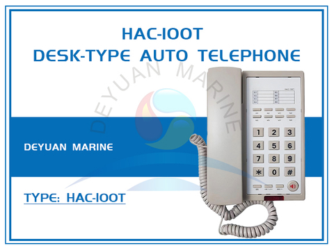 HAC-100T Desk-type Auto Telephone for Marine Telephone