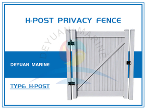 H-Post Privacy Fence