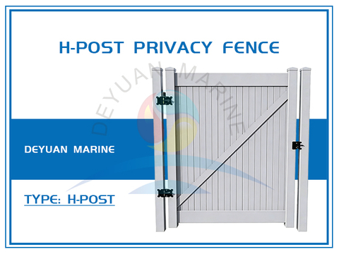 H-Post Privacy Fence