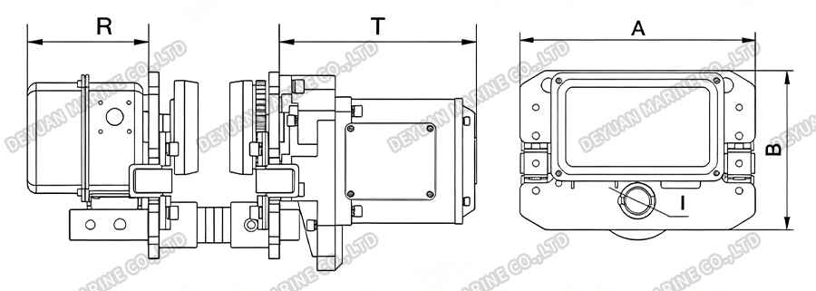 Electric Pulley For Electric Chain Hoist -DEYUAN MARINE5