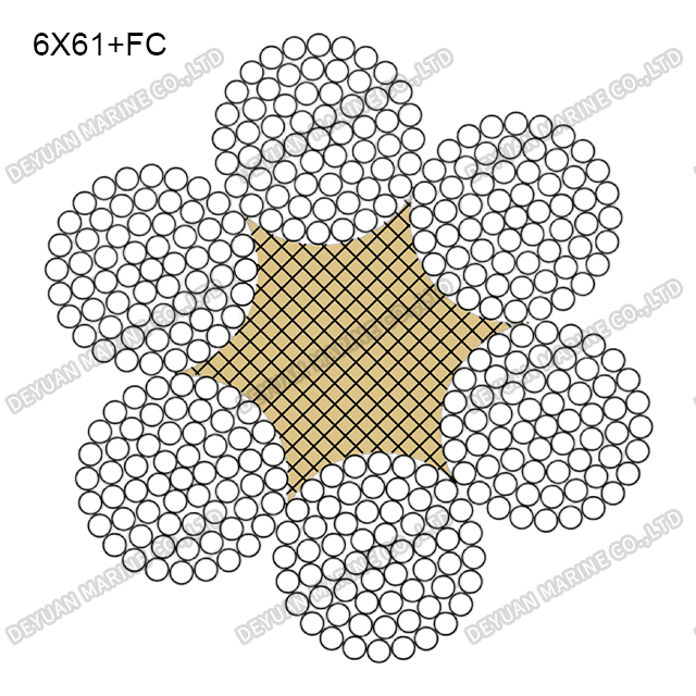 6×61 Class Round Strand Wire Rope