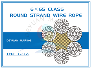 6×65 Class Round Strand Wire Rope