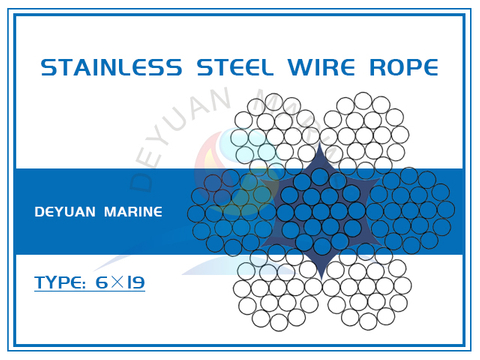 6×19+IWS Stainless-steel Wire Ropes