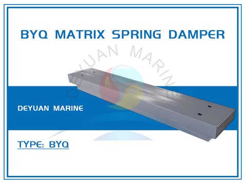 BYQ Type Matrix Spring Damper Good vibration reduction effect