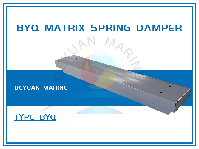 BYQ Type Matrix Spring Damper Good vibration reduction effect
