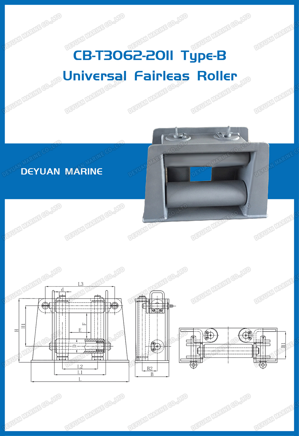 4 rollers Fairlead Roller for sale