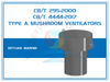CB/T 295-2000 CB/T 4444-2017 Type A Mushroom Ventilators for ship