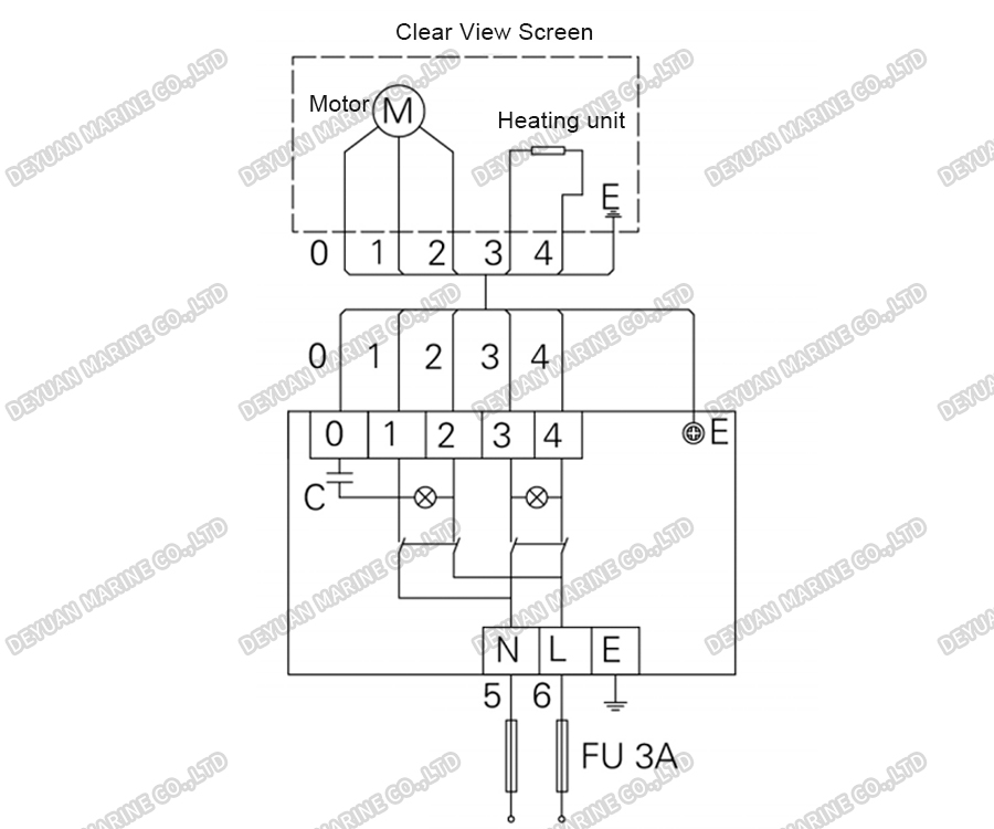 WS-CR Marine Clear View Screen-DEYUAN MARINE6