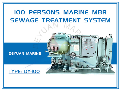 100 Persons Marine MBR Sewage Treatment System