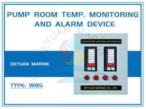 WBS Type Pump Room Temp. Monitoring And Alarm Device