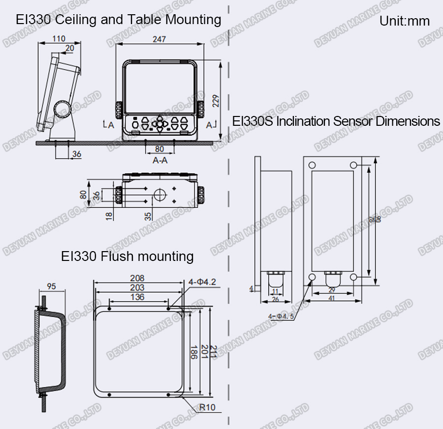 8 Inch TFT Electronic Inclinometer 4