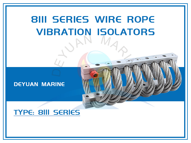 8111 Series Wire Rope Vibration Isolators