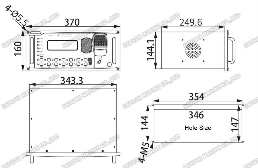 HKD-□D Marine Amplifier-DEYUAN MARINE2