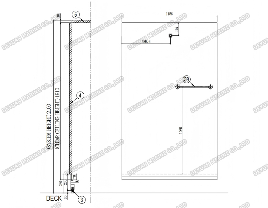 Marine Wet Sanitary Unit T3Type-DEYUAN MARINE5