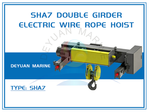 SHA7 Double Girder Electric Wire Rope Hoist(3t-100t) 