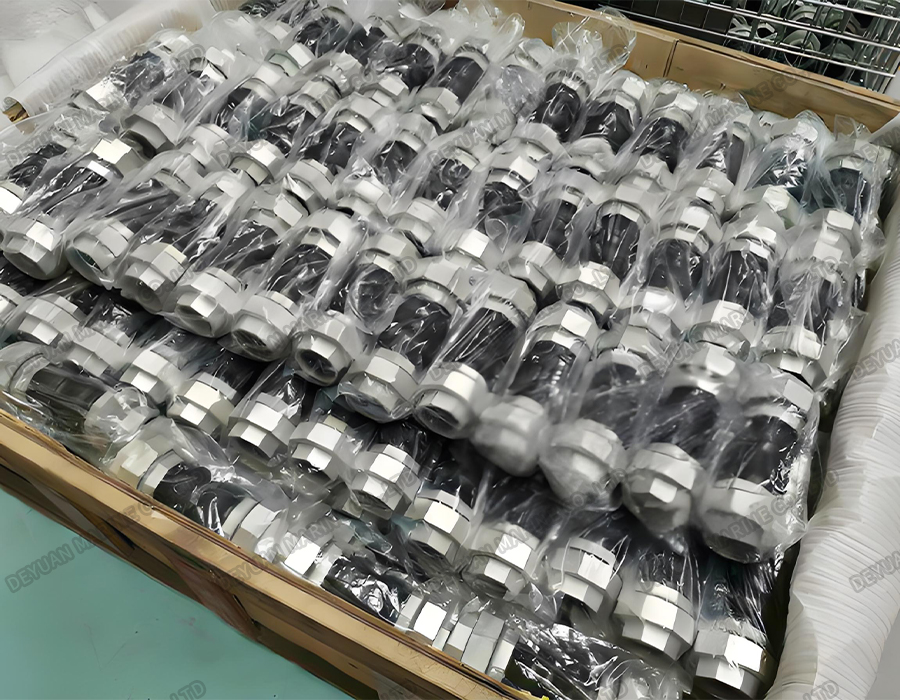 KST-L Type Double Sphere Threaded Rubber Joint-DEYUAN MARINE2