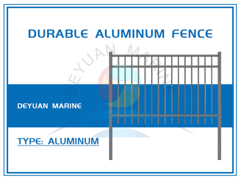 Strong And Durable Aluminum Fence 