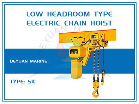 500Kg-10Ton Low Headroom Type Electric Chain Hoist
