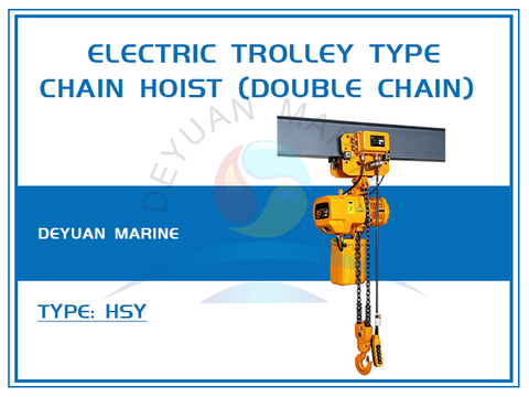 1-5T Electric Trolley Type Chain Hoist (Double Chain)
