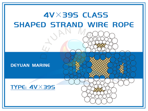 4V×39S Class Shaped Strand Wire Rope