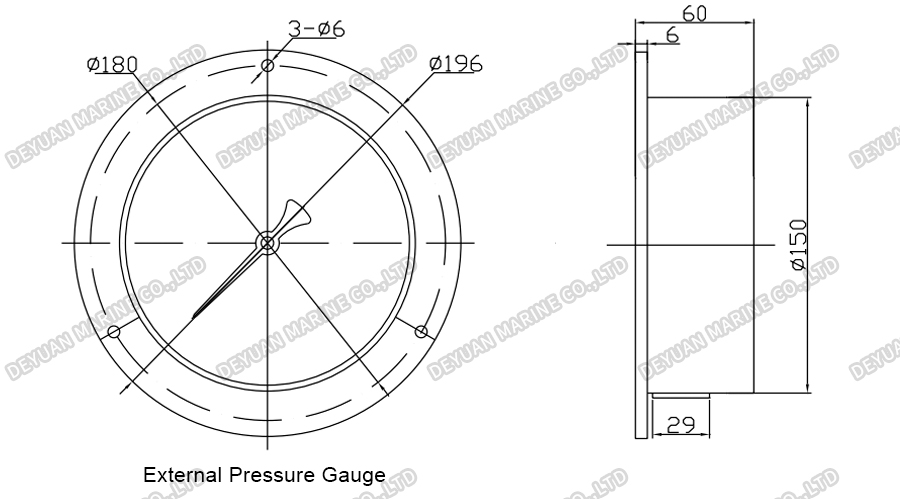 Special Pressure Gauges-DEYUAN MARINE5