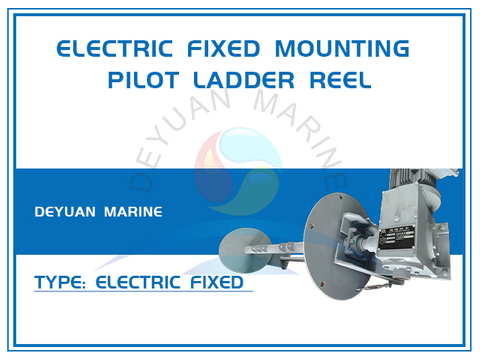 Electric Motor Drive Fixed Mounting Type Pilot Ladder Reel