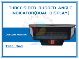 RA-3 Three-sided Rudder Angle Indicator(Dual Display)