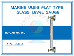 Marine ULB-3 Flat Type Glass Level Gauge