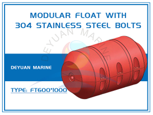 FT600*1000 Modular float with 304 stainless steel bolts 