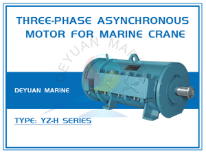 YZ-H Series Three-Phase Asynchronous Motor for marine crane (three Speed)