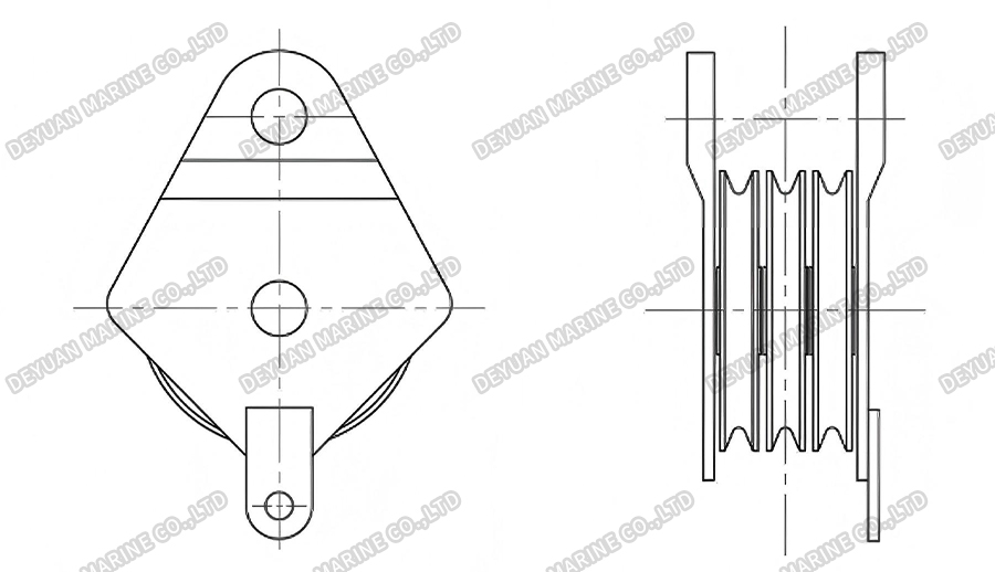 Sheave Frame For Cutter Suction Dredger-DEYUAN MARINE2