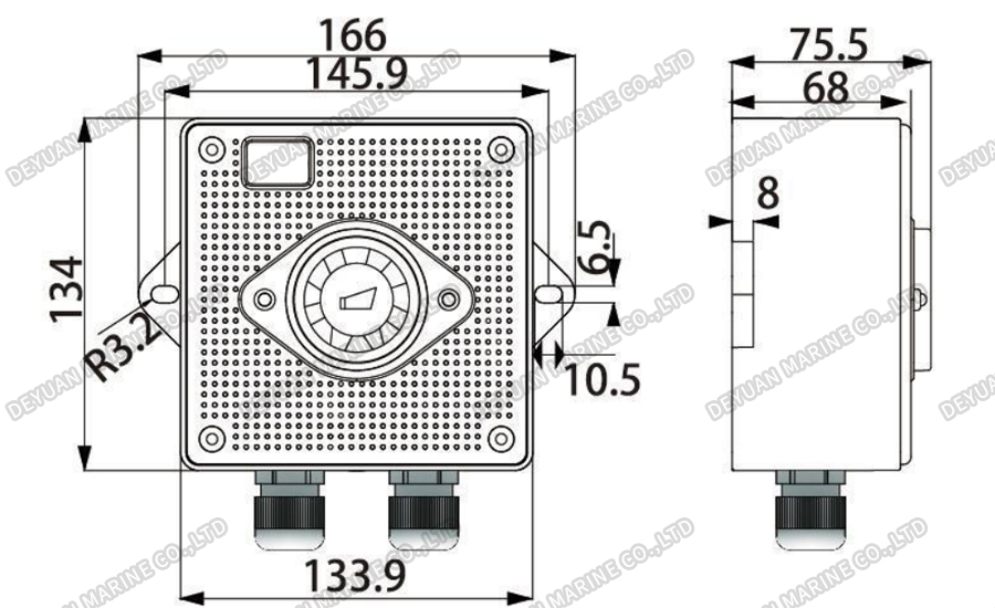 YLX120G Electronic Bell-DEYUAN MARINE2