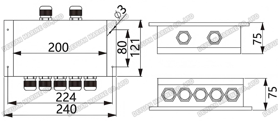 DF-6T Junction Box-DEYUAN MARINE2