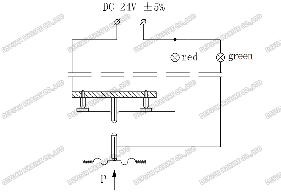 CXK-60 Type Pressure Annunciator-DEYUAN MARINE3