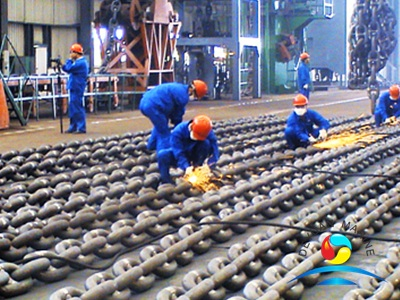 Commercial Quality Offshore Mooring Chain Manufacture Process
