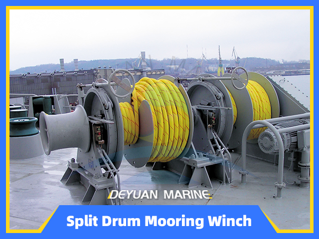 Double Split Drum Electric Mooring Winch