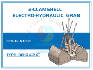 Electro-Hydraulic 2-Clamshell Grab Bucket