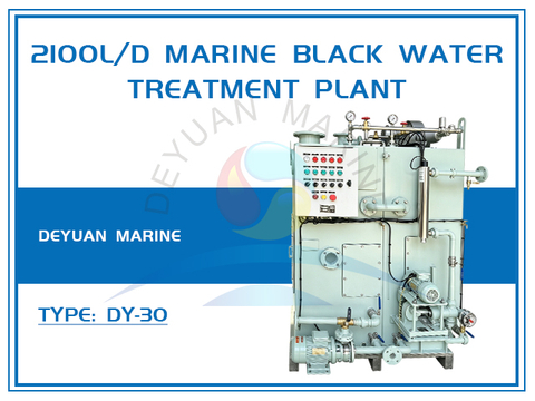 2100L/d Marine Black Water Treatment Plant