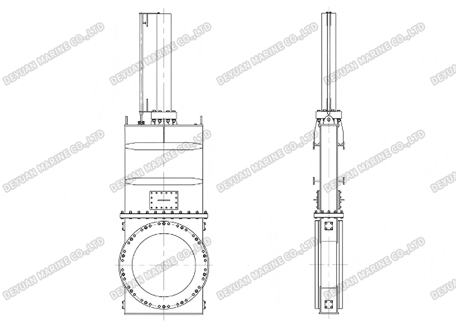 Hopper Dredger Gate Valve-DEYUAN MARINE2