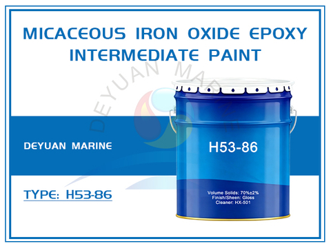 H53-86 Marine Micaceous Iron Oxide Epoxy Intermediate Paint