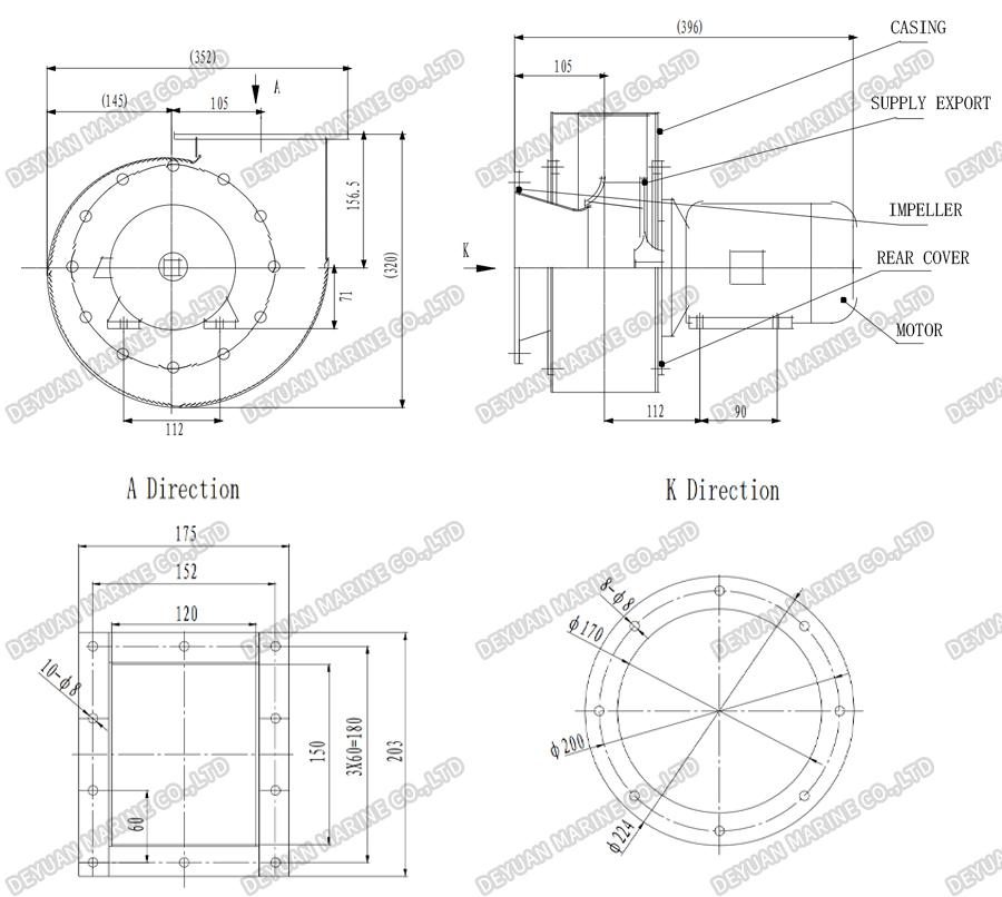 Centrifugal Fan-DEYUAN MARINE 2
