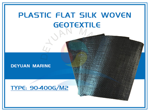 Plastic Flat Silk Woven Geotextile