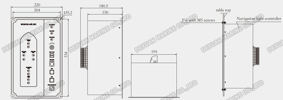NLC Type Navigation Light Controllers -DEYUAN MARINE2