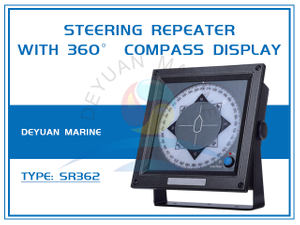 Steering Repeater with 360° Compass Display