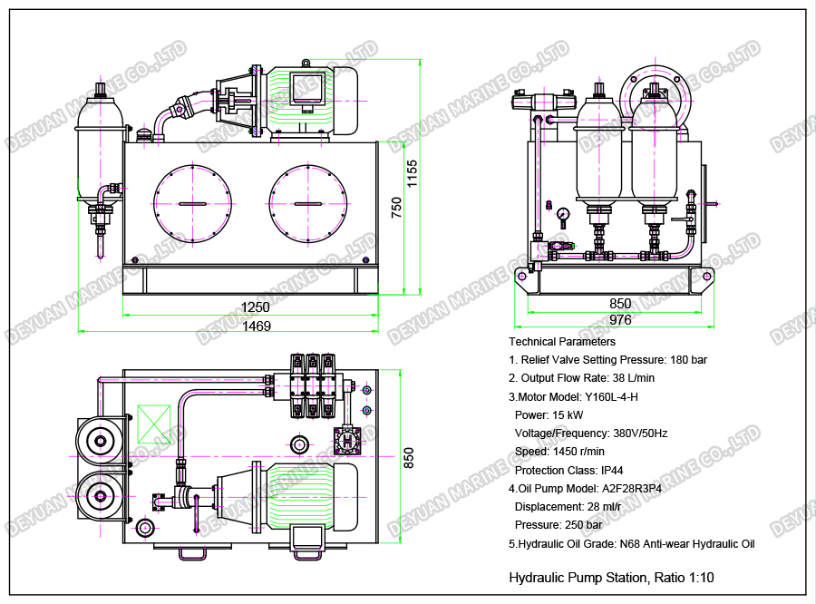 Hydraulic Power Unit -DEYUAN MARINE 4