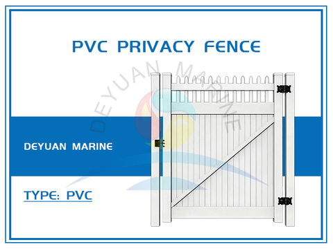 PVC Privacy Fence Style