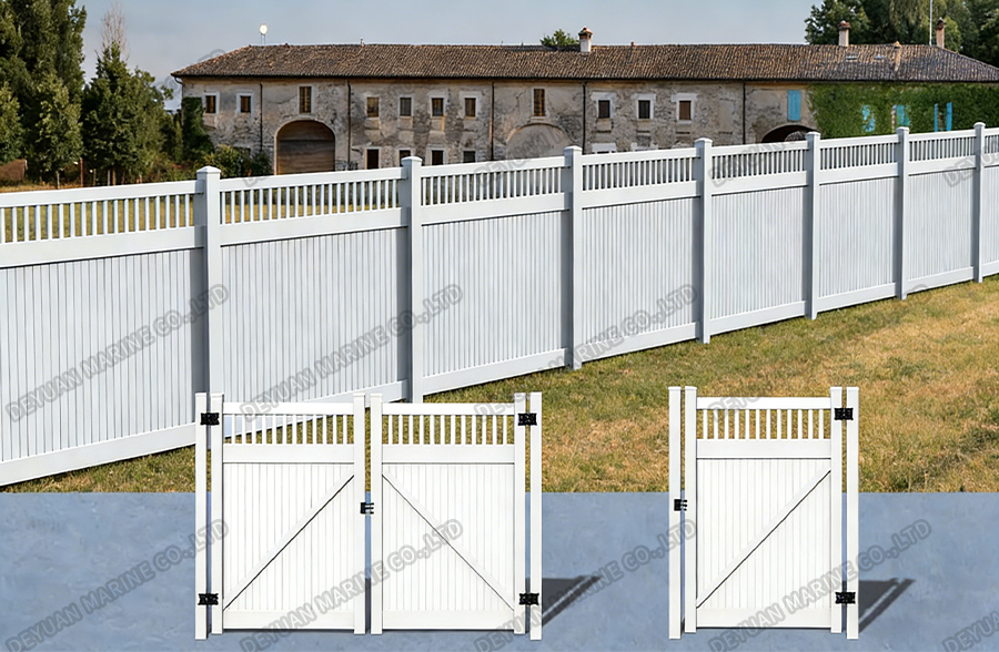 PVC Privacy Fence-DEYUAN MARINE9