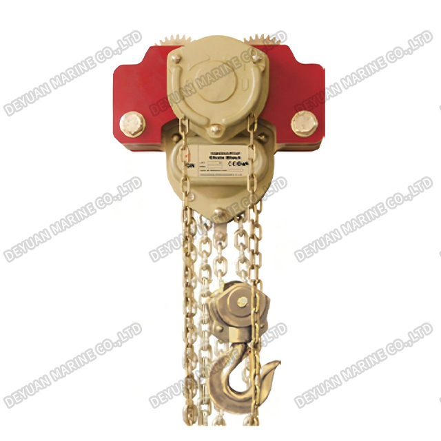 Explosion-Proof Low Headroom Traveling Hand Chain Hoist 