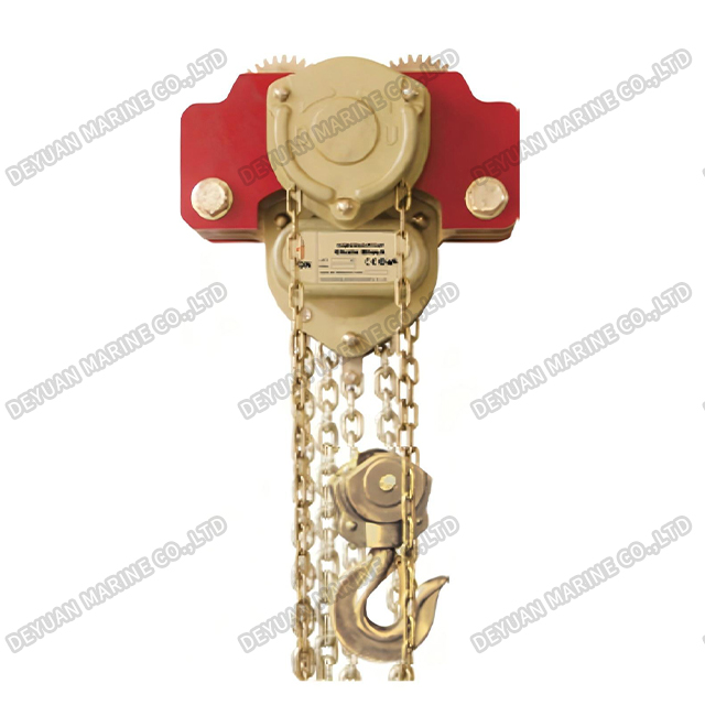 Explosion-Proof Low Headroom Traveling Hand Chain Hoist 
